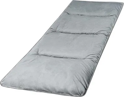 Produktbild von Famanu Campingbettauflage 190 x 75 cm - Grau, weich und isolierend