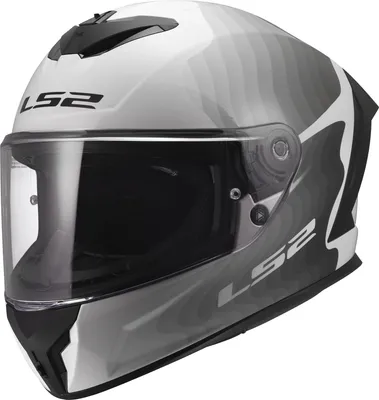 Image de Casque LS2 FF820 Rapid III Flow, blanc/gris, XS (53/54)