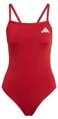 Productafbeelding van adidas dames badpak met dunne bandjes en V-vormige rug, kleur: Team Power red, maat: 38