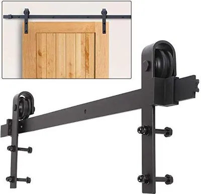 Obrázok produktu pre karpal 6FT (183cm) posuvné dvere hardware set posuvné dvere systém posuvné dvere hardware dráha uhlíkovej ocele pre posuvné dvere interiérové dvere 35 až 45 mm hrúbky¡