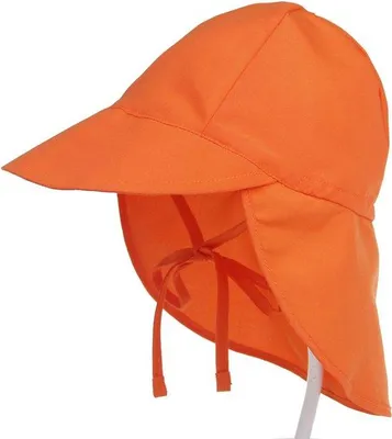 Produktbild von Kleidung für Kinder - Sonnenhut - Uni - Baby- und Kindermütze - Mit Nackenschutz - UV-Schutz 50+ - Sommerhut - Klettverschluss - Kopfbedeckung - Schutz vor der Sonne und Sonnenklappe - Outdoor - atmungsaktives Netz - L (Kopfumfang 48-54 cm)