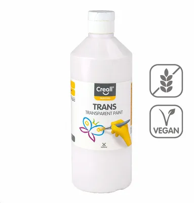 Obrázok produktu pre Transparentná farba Creall 500 ml - biela