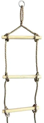 Imagen del producto de Accesorios para parques infantiles - ALEO BY TRIGANO - 437 - Escalera de cuerda - Madera