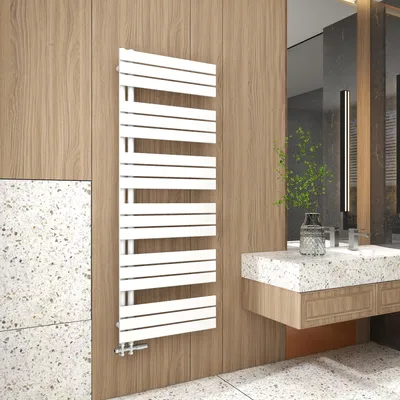 Produktbild von Duschparadies Design Badheizkörper Heizkörper 1599x600mm Flach Paneel Seitenanschlusss für Badzimmer Weiß 1027W