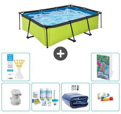 Zdjęcie produktu dla Basen Exit, prostokątny – 220 x 150 x 65 cm – 7 elementów  S282