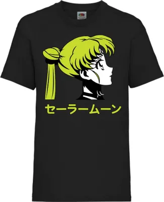 Produktbild von Kinder T-Shirt Sailor Anime Manga Moon 03, 12-13 Jahr - 152 / Schwarz
