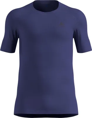 Produktbild von Thermounterwäsche mit langen Ärmeln Odlo BL TOP Crew Neck S/S ACTIVE WARM Größe M Blau