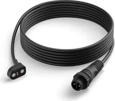Produktbild von Philips Secure Outdoor-Kabel 3m, Stromkabel, Drinnen, Schwarz, 3 m, 20 mm, 23 mm