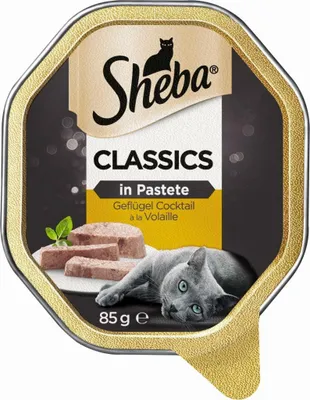 Obrázek produktu pro Sheba vanička Drůbeží paštika koktejl 85g