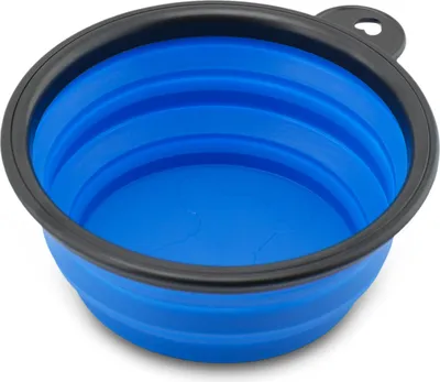 Produktbild von PRECORN Reisenapf Farbe blau Hunde Katzen Haustier Futternapf Faltbarer Napf Trinknapf Wassernapf