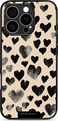 Produktbild von Handyhülle für iPhone 16 Pro, Mobiwear Glossy Case, Beige Liebe