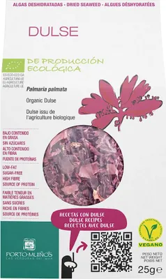 ALGI MORSKIE SUSZONE - DULSE BIO 25 g - PORTO MUINOS