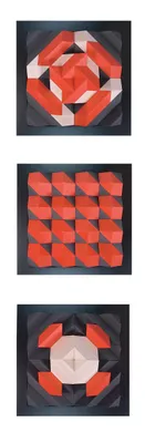 Obrázek produktu pro Dřevěná hračka stavebnice PYROM červená DxŠxV 265x265x60mm NOVINKA