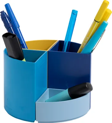 Produktbild von EXACOMPTA Multiköcher THE QUARTER Bee Blue 4 Fächer