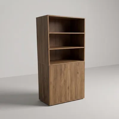 Produktbild von VDD – Schrank – Bücherregal – Aufbewahrungsschrank – Push-to-Close-Türen – 70 x 40 x 146 cm