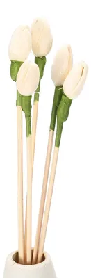 Aromatherapie-Diffuser-Sticks, 5 Stk., 26 cm, weiß