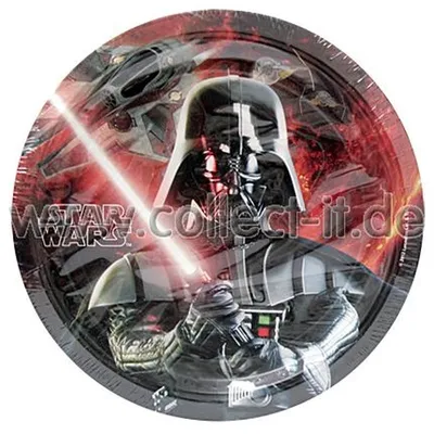 Image de Assiettes de fête Star Wars, 8 pièces, 23cm de diamètre