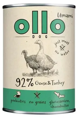 Productafbeelding van OLLO Umami Gans en kalkoen - droogvoer voor honden - 850g