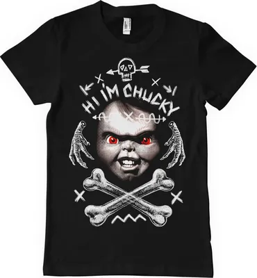 Immagine prodotto di Maglietta Hi I'm Chucky - Nero - Grande