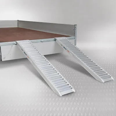 Productafbeelding van Aluminium oprijplaten auto 180 cm - 3 ton (2 stuks)