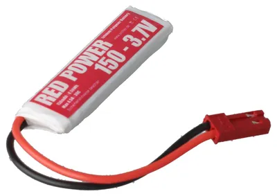 Zdjęcie produktu dla Akumulator LiPo RED POWER 150 mAh – 3,7 V 1S z wtykiem JST