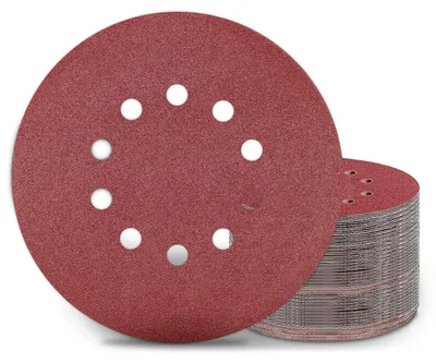 Obrázok produktu pre Brúsny papier Klett 225 mm, zrniteľnosť P100, 10 otvorov, 50 kusov, určený pre brúsky na sadrokartón