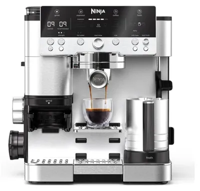 Image de Machine à Café Expresso Ninja Luxe Cafè Mini ES352EU Argent