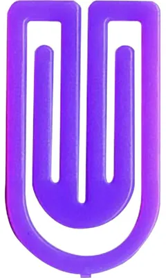 Produktbild von Büroklammern King Klip 50mm VE=50 Stück violett