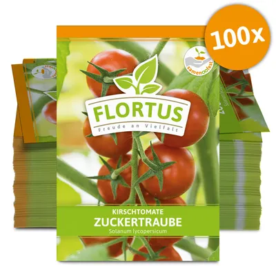Artikelbild 1 von 'Kirschtomate Zuckertraube (100 Stück)' aus der Kategorie Kirschtomatensamen