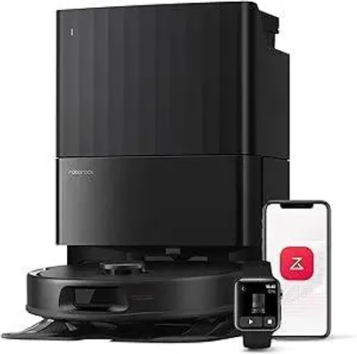 Zdjęcie produktu dla Odkurzacz automatyczny Roborock QV 35A z funkcją mopowania i mopem podnoszonym, 8000 Pa (aktualizacja z Qrevo/Qrevo S/Qrevo plus), szczotka zapobiegająca matowieniu, uniwersalna stacja dokująca