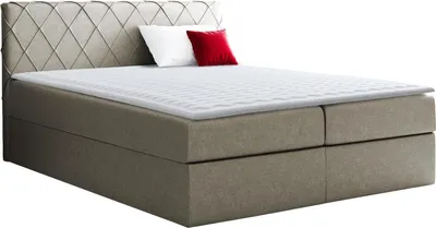Produktbild von MIRJAN24 Boxspringbett Paros, Ehebett mit zwei Bettkästen für die Bettwäsche, Schlafzimmer (Farbe: Velluto 3, Größe: 160 x 200 cm)