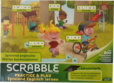 Obrázek produktu pro Mattel Games FTG51 Scrabble Practice and Play Učte se anglicky Slovní hra