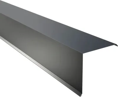 Produktbild von PRECIT Ortgangblech für Trapezblech anthrazitgrau RAL 7016 1000 mm x 230 mm x 230 mm x 0,5 mm
