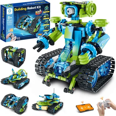 Productafbeelding van Sillbird programmeerbare 5-in-1 robotspeelset met app en afstandsbediening