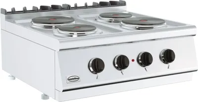 Produktbild von Combisteel Elektroherd 4 Platten – 80 cm, 400V, Tischgerät