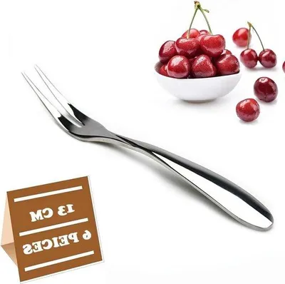 Produktbild von Edelstahl-Dessertgabeln-Set für Feinkost und Bankett