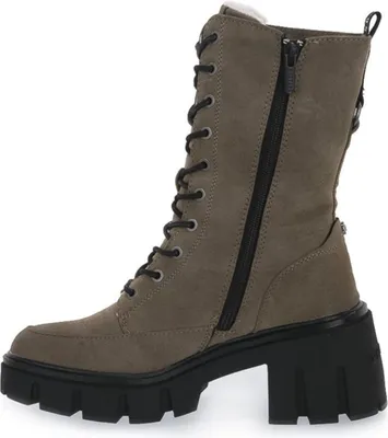 Image de Mustang Veterschoenen Hoog Veterschoenen Hoog - Taupe - Maat 40