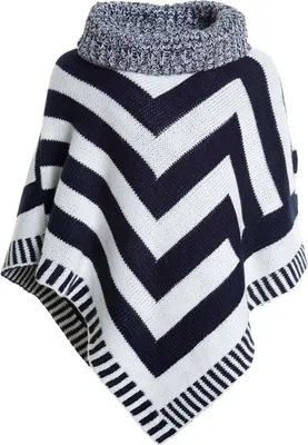 Produktbild von BEZLIT Mädchen Poncho mit Schalkragen Blau 116