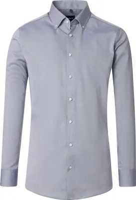 Produktbild von VENTI Herren Businesshemd Langarm Button-Down Modern-Fit Blau 42