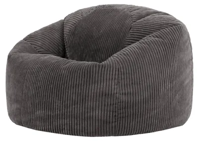 Produktbild von Icon Kingston XXL Sitzsack Cord mit Füllung, Grau