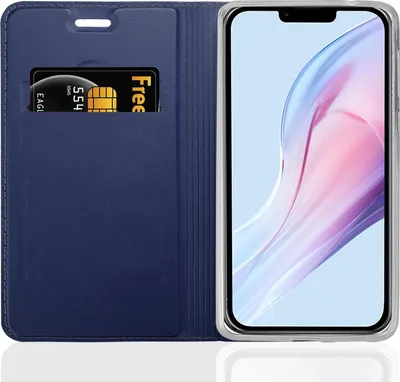 Produktbild von Cadorabo Handyhülle für Apple iPhone 13 PRO MAX Schutz Hülle in Blau Cover Etui Book Case Booklet