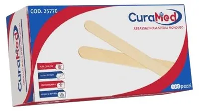 Immagine prodotto di Cura Farma Abbadoni in legno di betulla, 100 pezzi, monouso