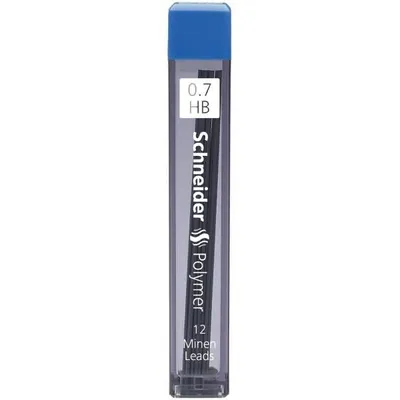 Produktbild von Schneider Schreibgeräte Feinmine Hi-Polymer, 0,7 mm, HB, schwarz, eine Packung 12 Stück