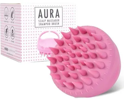 Produktbild von SISTER YOUNG Aura Shampoo Brush Pink - Rosa Massage-/Waschbürste