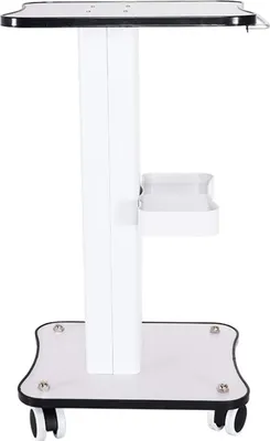 Zdjęcie produktu dla Wózek do salonu Wózki do salonu biały maks. obciążenie 40 kg, wózek stojący Wózek na kółkach z uniwersalnym kółkiem 360° do przechowywania narzędzi w salonie kosmetycznym (pełna półka)