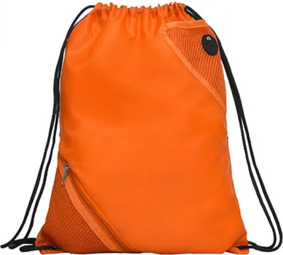 Produktbild von Roly BO7150 | Turnbeutel Cuanca String Bag, 34 x 43 cm - Farbe: Orange 31 - Größe: 34 x 43 cm