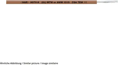 Obrázok produktu pre HELU KÁBEL FÜNFNORM 1X0,75 mm² AWG19 BUWH (modrá/biela) Jednožilový modrá/biela AD 2,9 mm VPE 100,0 metrov Menovité napätie Uo/U