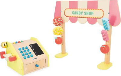 Produktbild von Janod Applepop Lernspiel Candy Cart Golden  Golden One Size