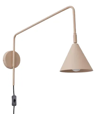 Image de Applique NOX taupe 1xE14 10W acier 30x61x14cm Sollux Lighting
