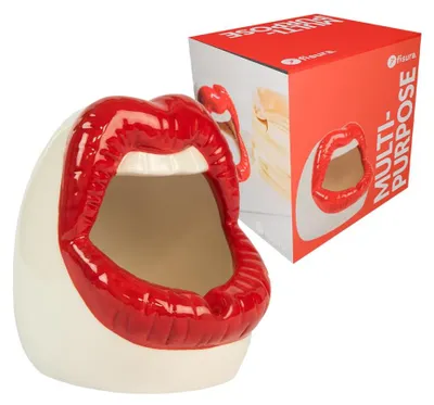 Imagen del producto de FISURA - Cenicero divertido. Cenicero original y portátil. Cenicero Kera